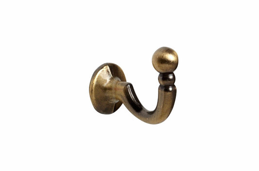 Speedy Palma Metal Curtain Tieback Hooks (Pair) - Antique Brass