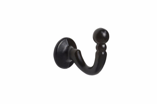 Speedy Palma Metal Curtain Tieback Hooks (Pair) - Black