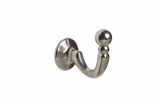 Speedy Palma Metal Curtain Tieback Hooks (Pair) - Satin Silver