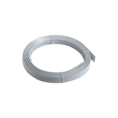 Speedy Streamline PVC Coiled Curtain Track - White
