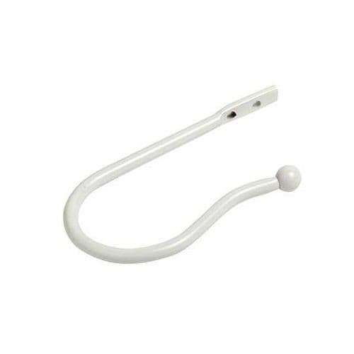 Speedy Voile Metal Curtain Holdbacks (Pair) - Cream