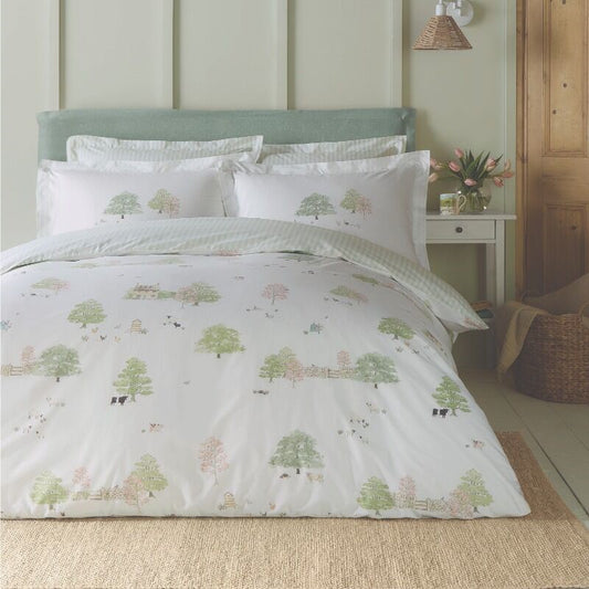 Sophie Allport Spring Cottage Duvet Cover Set - Green