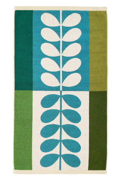 Orla Kiely Stem Check Bath Towels - Willow