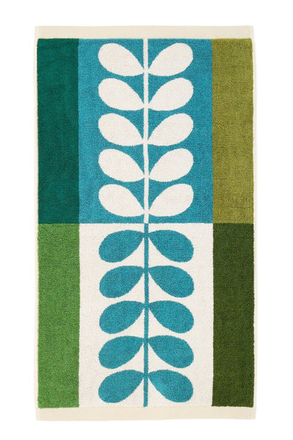 Orla Kiely Stem Check Bath Towels - Willow