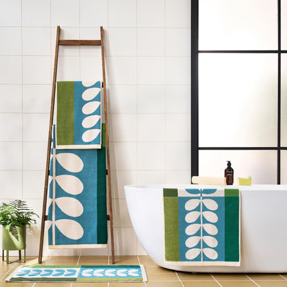Orla Kiely Stem Check Bath Mat - Willow
