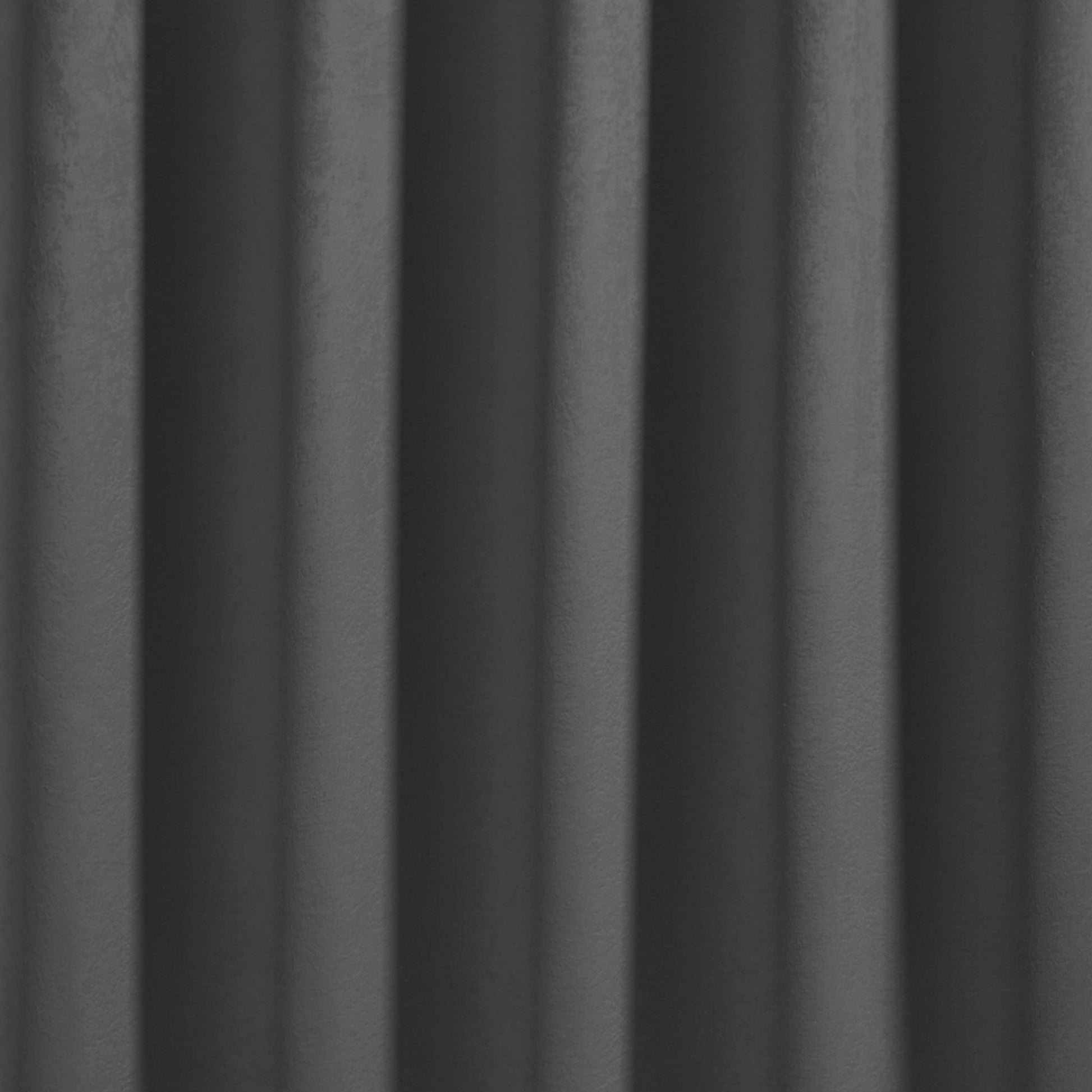 Strata Eyelet Single Panel Door Curtain by Fusion in Charcoal - Eyelet Single Panel Door Curtain - Fusion