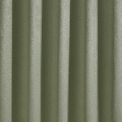 Strata Eyelet Single Panel Door Curtain by Fusion in Green - Eyelet Single Panel Door Curtain - Fusion