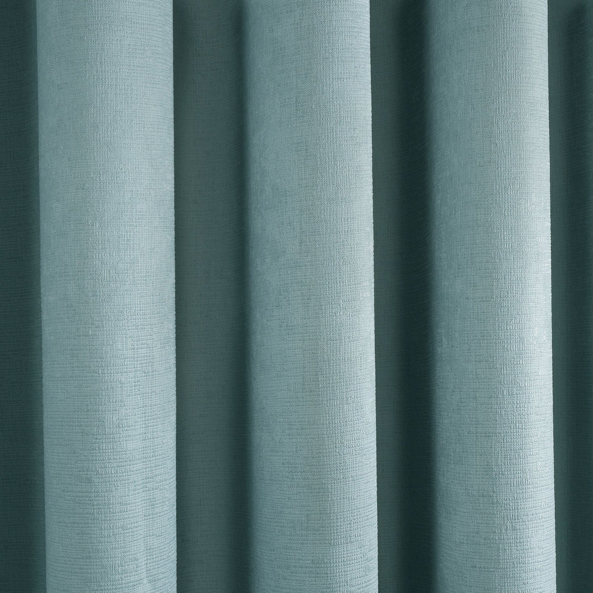 Strata Pair of Eyelet Curtains by Fusion in Duck Egg - Pair of Eyelet Curtains - Fusion