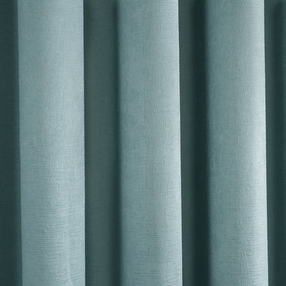 Strata Pair of Eyelet Curtains by Fusion in Duck Egg - Pair of Eyelet Curtains - Fusion
