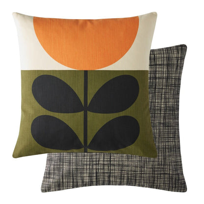 Orla Kiely Sunflower Filled Cushion - Orange