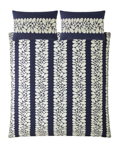 Orla Kiely Sycamore Stripe Duvet Cover Set - Space Blue