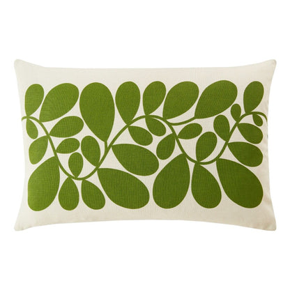 Orla Kiely Sycamore Stripe Filled Cushion - Dill Green