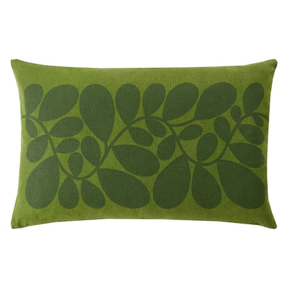 Orla Kiely Sycamore Stripe Filled Cushion - Dill Green