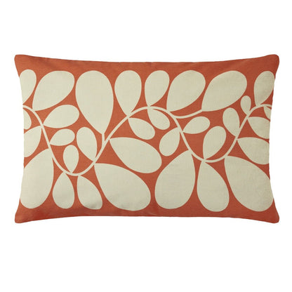 Orla Kiely Sycamore Stripe Filled Cushion - Tomato/Pink