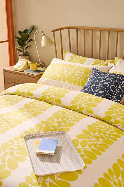 Orla Kiely Sycamore Stripe Duvet Cover Set - Yellow