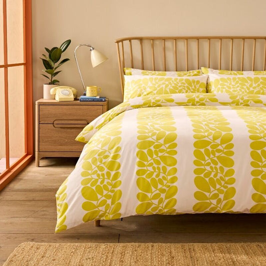 Orla Kiely Sycamore Stripe Duvet Cover Set - Yellow