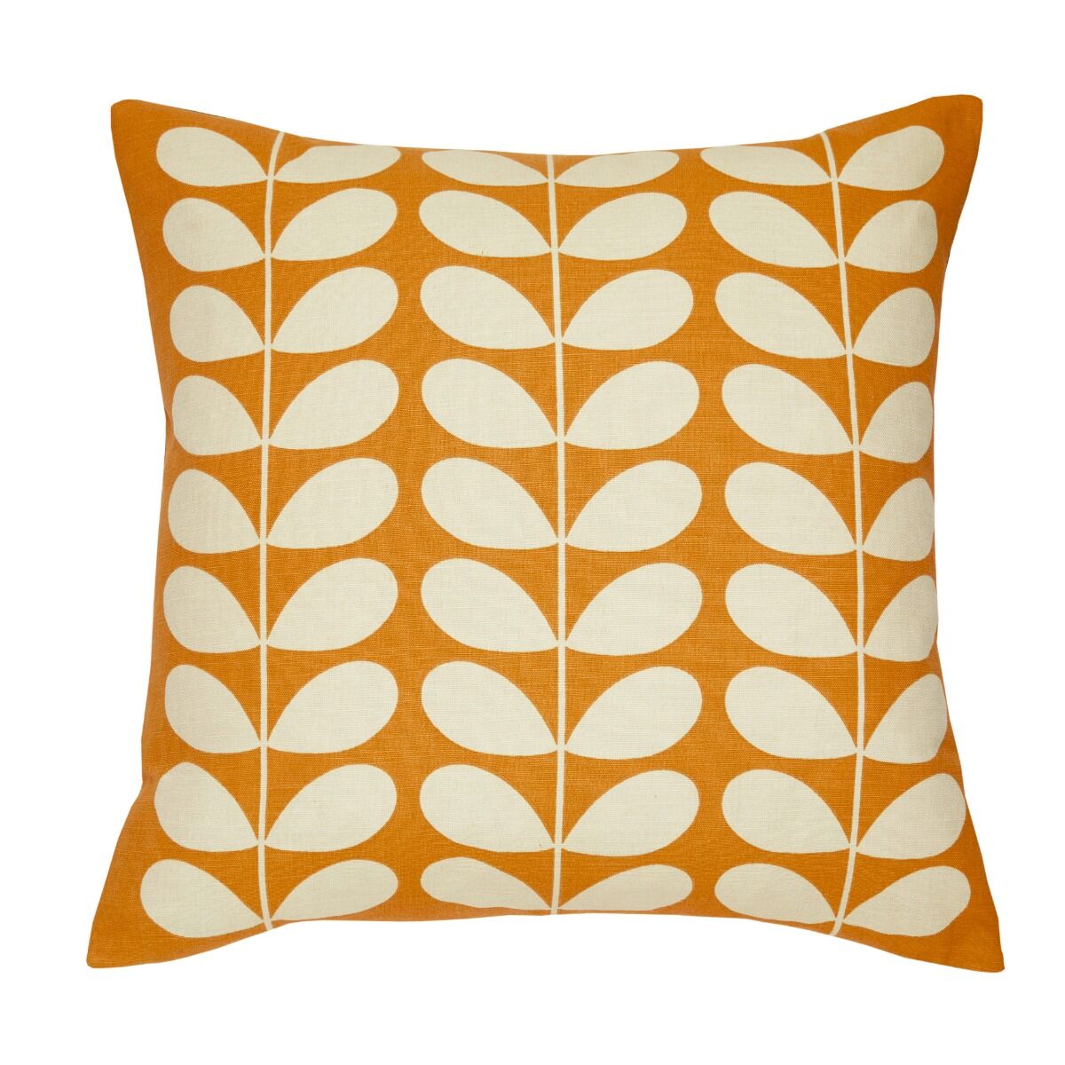 Orla Kiely Textured Flower Filled Cushion - Moss