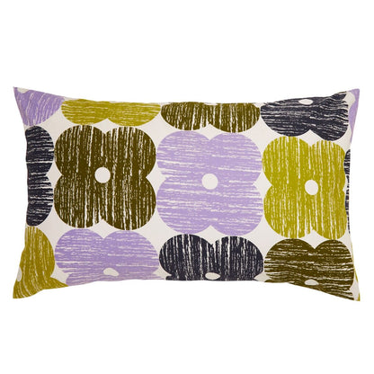 Orla Kiely Textured Flower Duvet Cover Set - Lilac/Moss