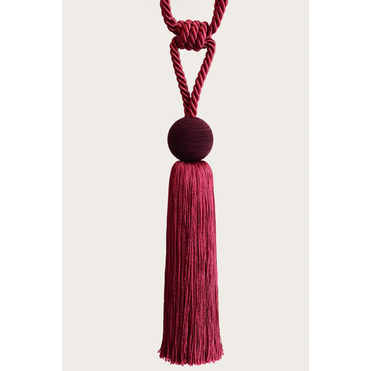 Laura Ashley Theodora Tassel Tieback - Cranberry
