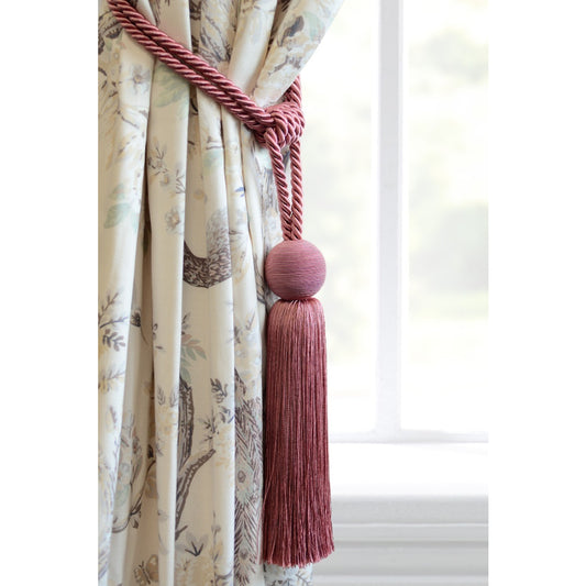 Laura Ashley Theodora Tassel Tieback - Rosewood
