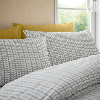 Orla Kiely Tiny Stem Duvet Cover Set - Light Cool Grey