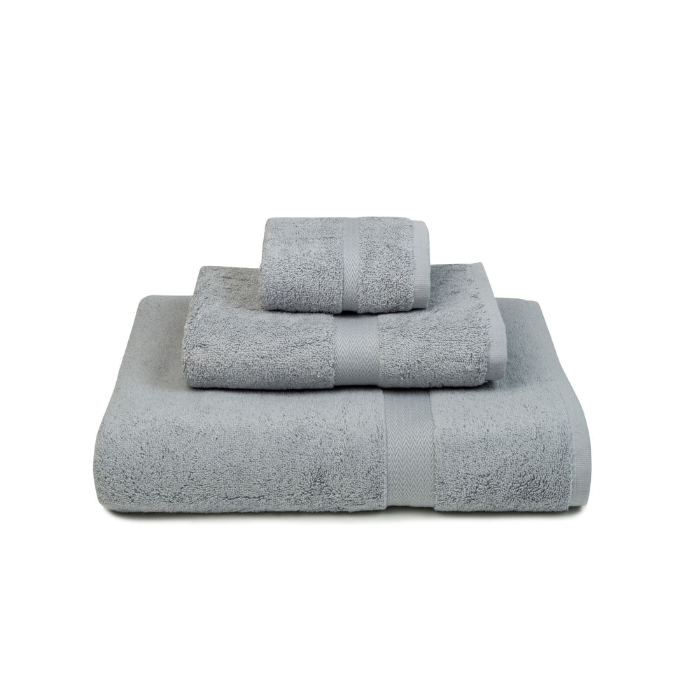 Torres Novas Almonda Bath Towels - Silver Grey