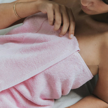 Torres Novas Almonda Bath Towels - Baby Pink