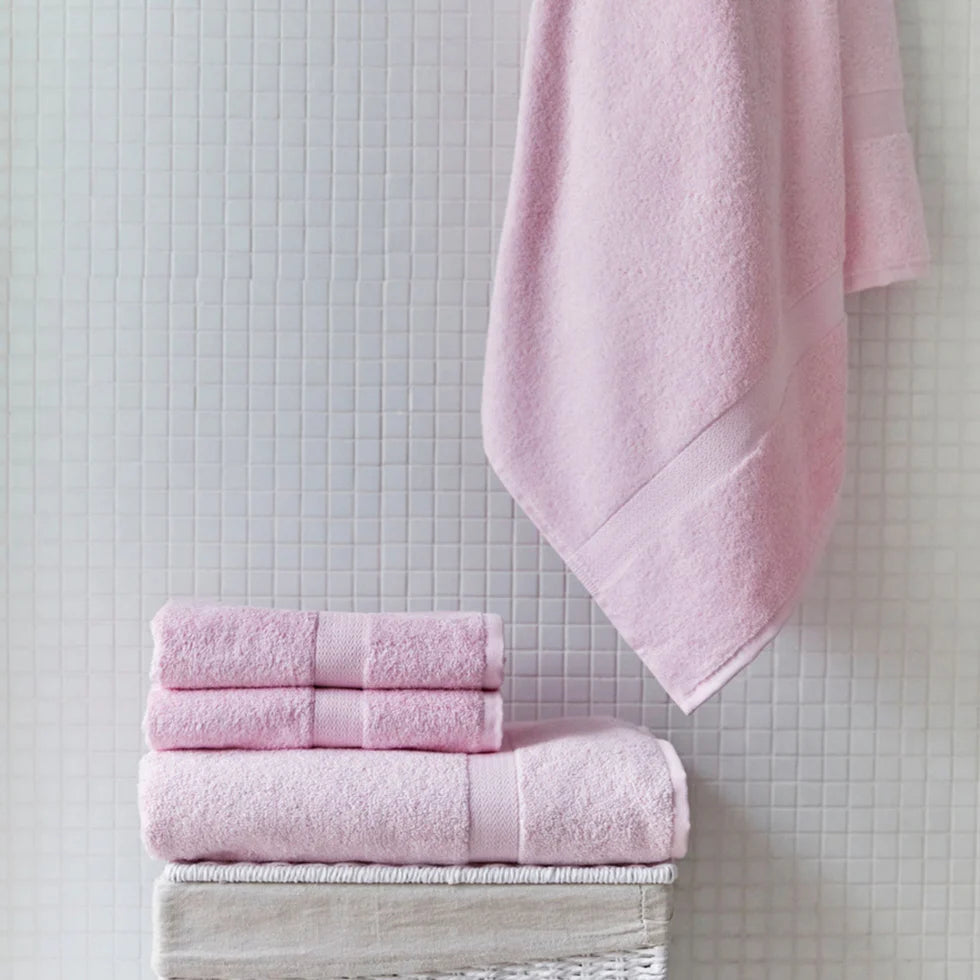 Torres Novas Almonda Bath Towels - Baby Pink