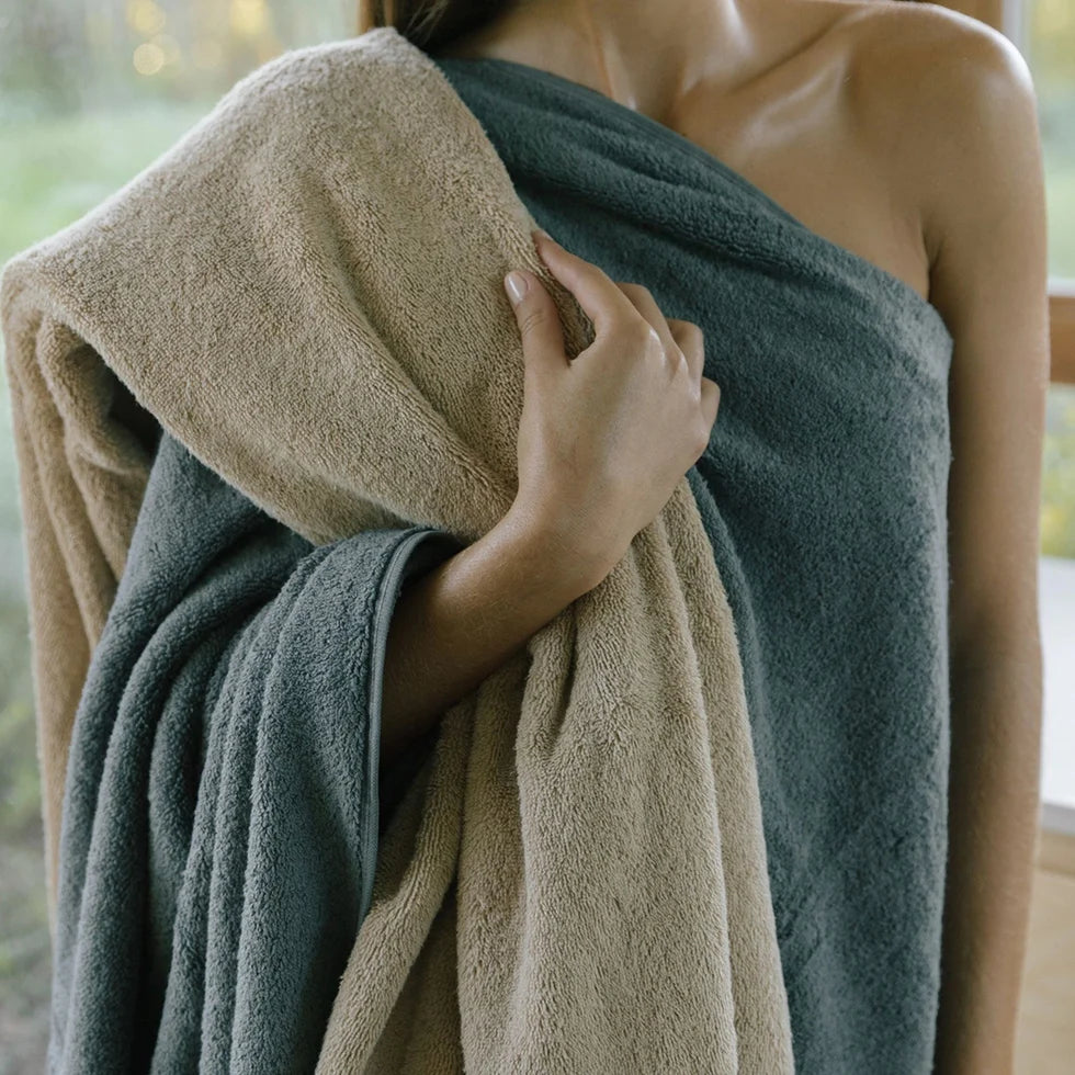 Torres Novas Almonda Bath Towels - Grey