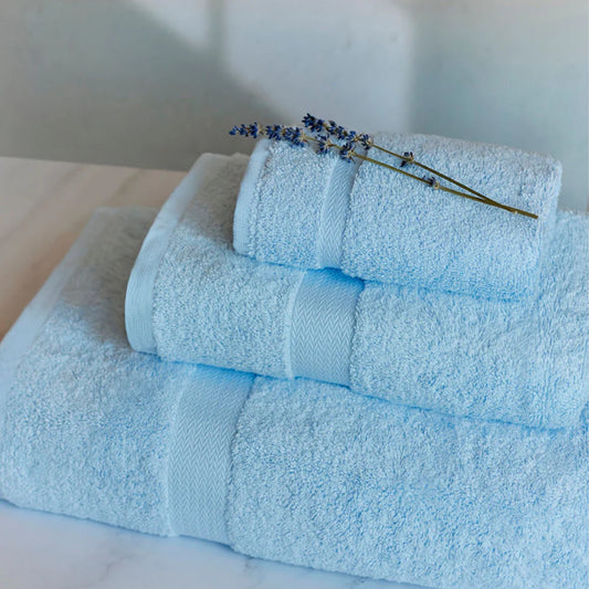 Torres Novas Almonda Bath Towels - Light Blue