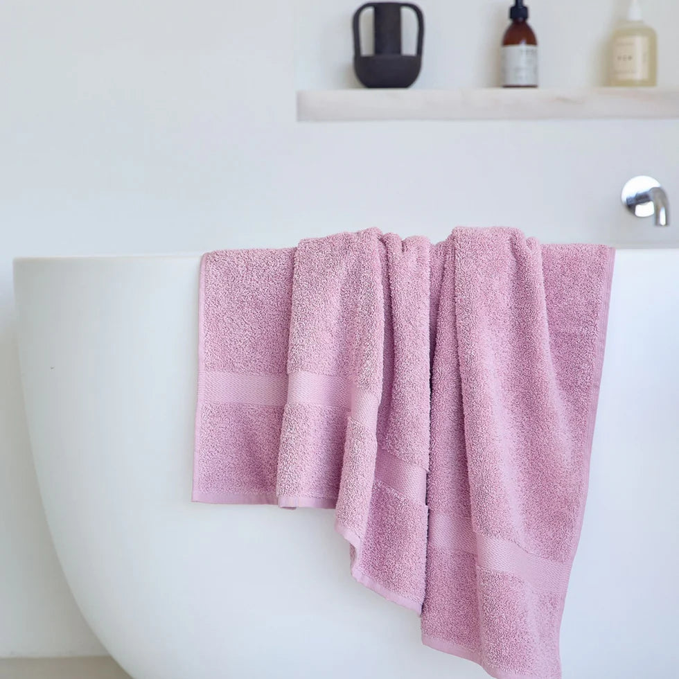 Torres Novas Almonda Bath Towels - Old Pink