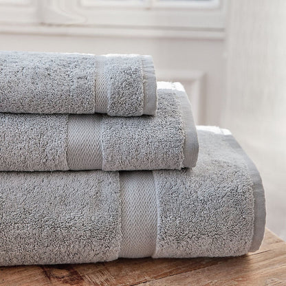 Torres Novas Almonda Bath Towels - Silver Grey