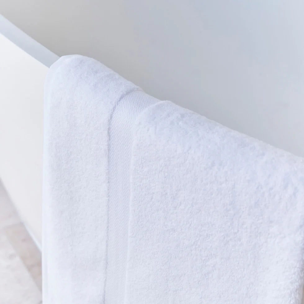 Torres Novas Almonda Bath Towels - White