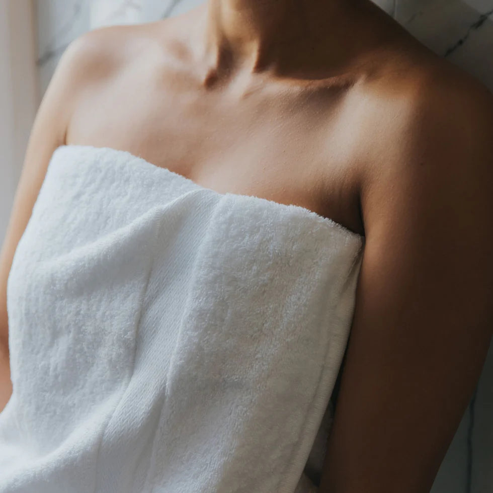 Torres Novas Almonda Bath Towels - White