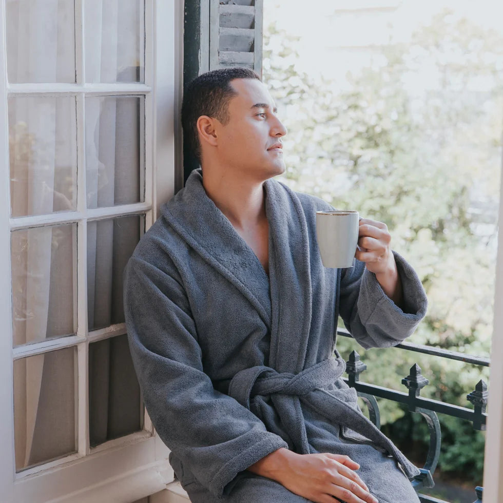 Torres Novas Bathrobe - Grey