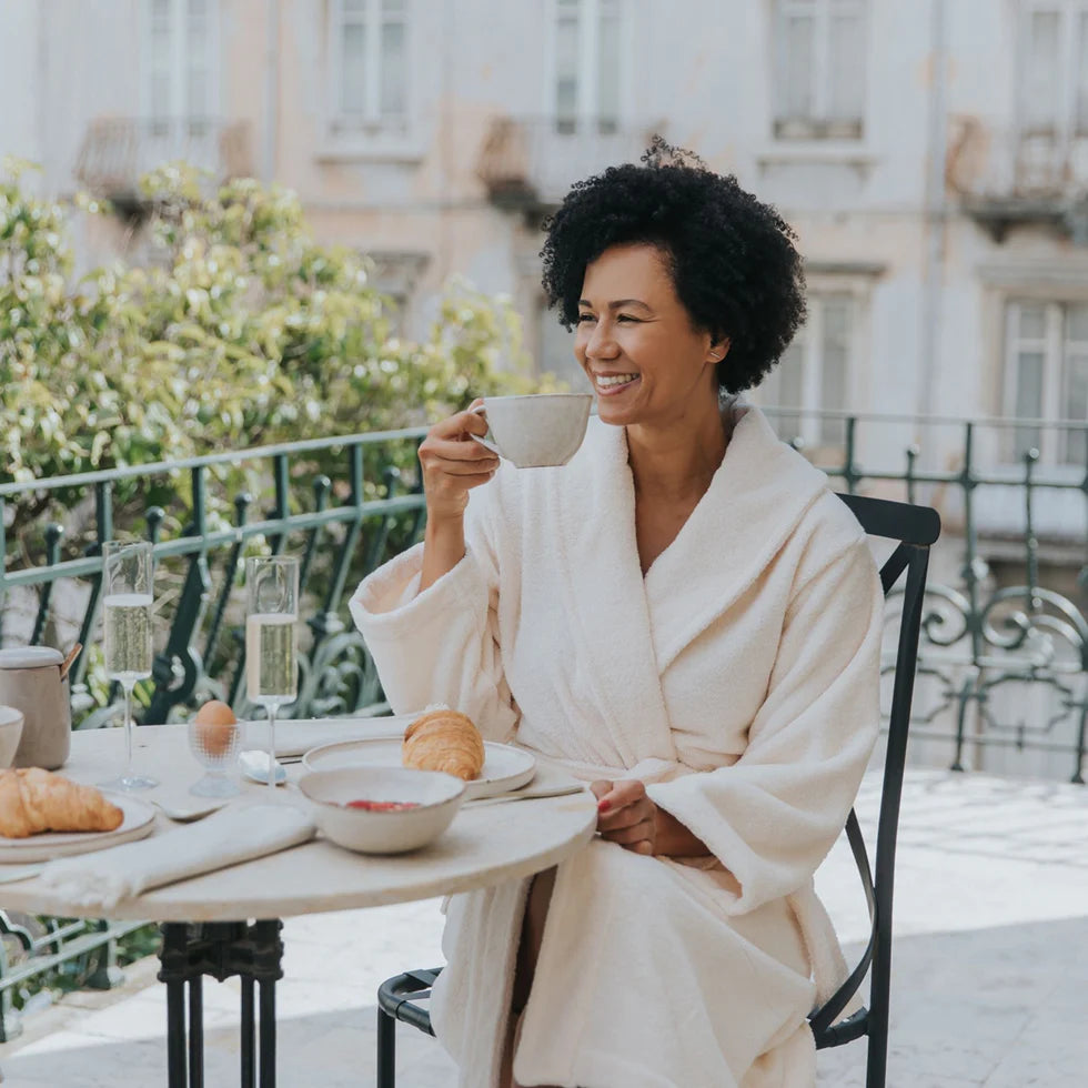 Torres Novas Bathrobe - Natural