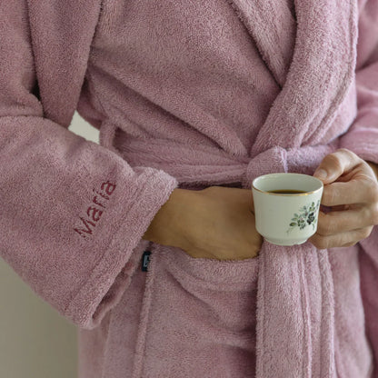 Torres Novas Bathrobe - Old Pink
