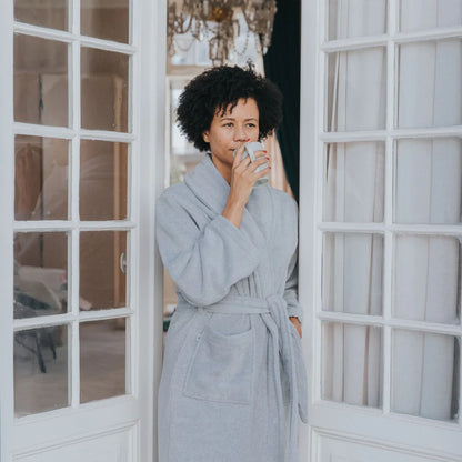 Torres Novas Bathrobe - Silver Grey
