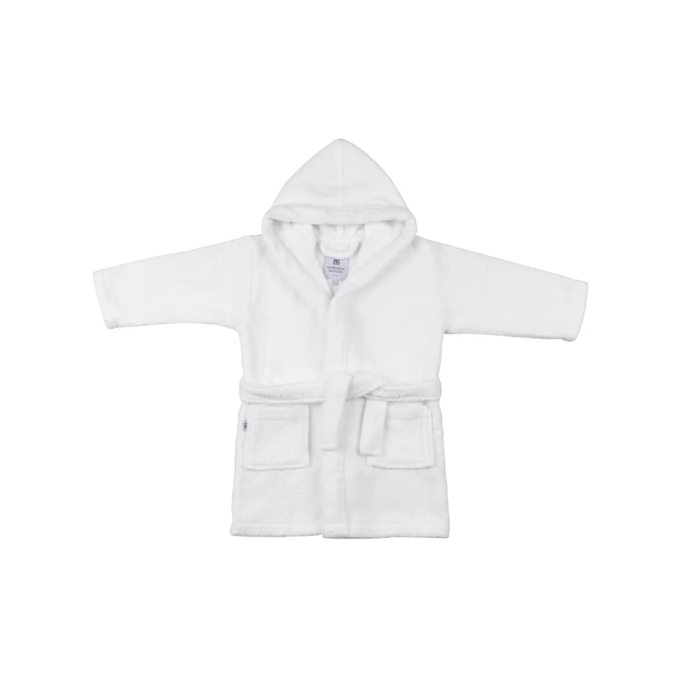 Torres Novas Kids Bathrobe - White