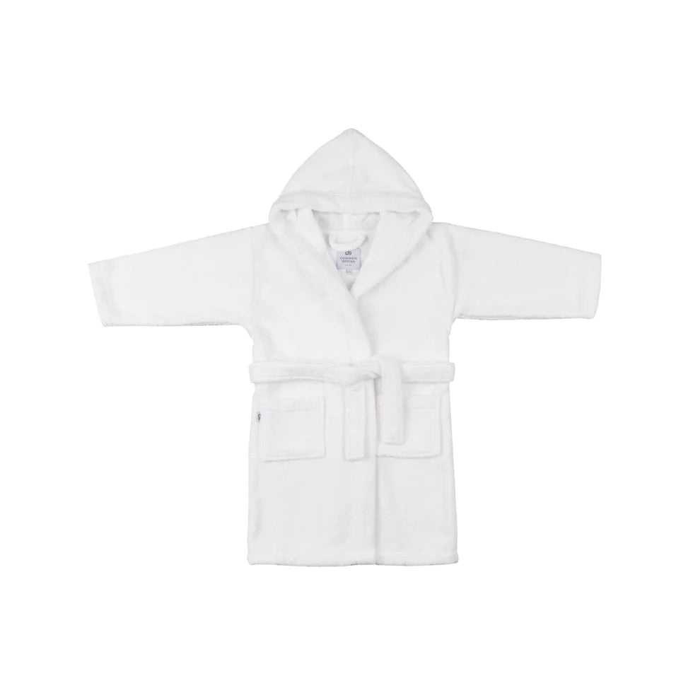 Torres Novas Kids Bathrobe - White