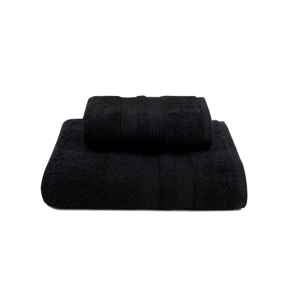 Torres Novas Elegance Bath Towels - Caviar Black