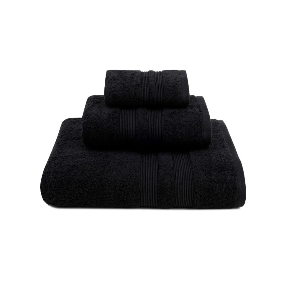 Torres Novas Elegance Bath Towels - Caviar Black