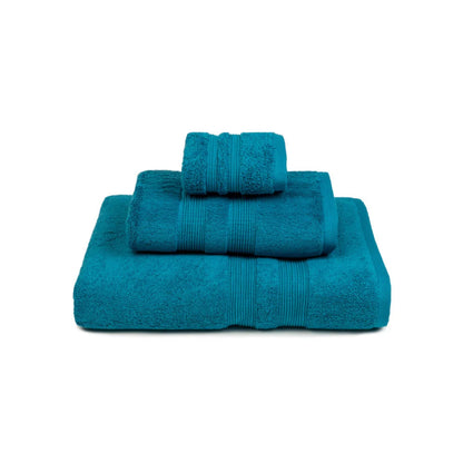 Torres Novas Elegance Bath Towels - Petroleum Blue