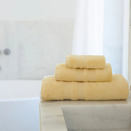 Torres Novas Elegance Bath Towels - Yellow Chic