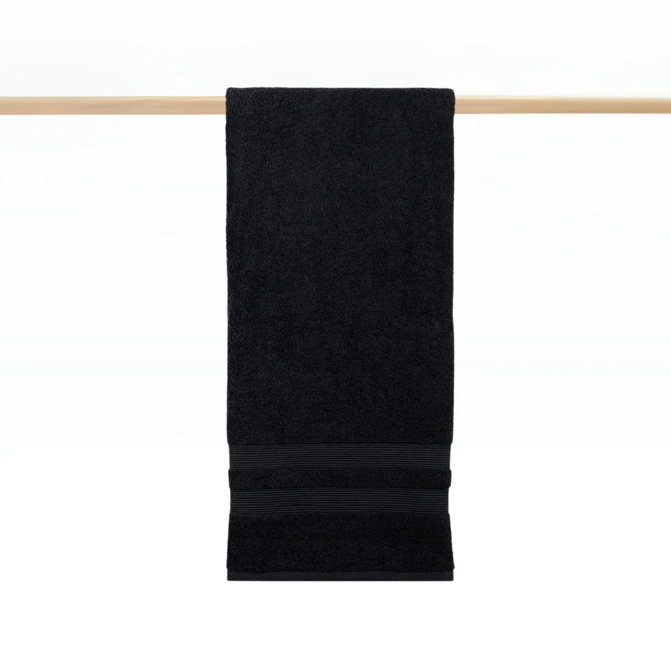 Torres Novas Elegance Bath Towels - Caviar Black