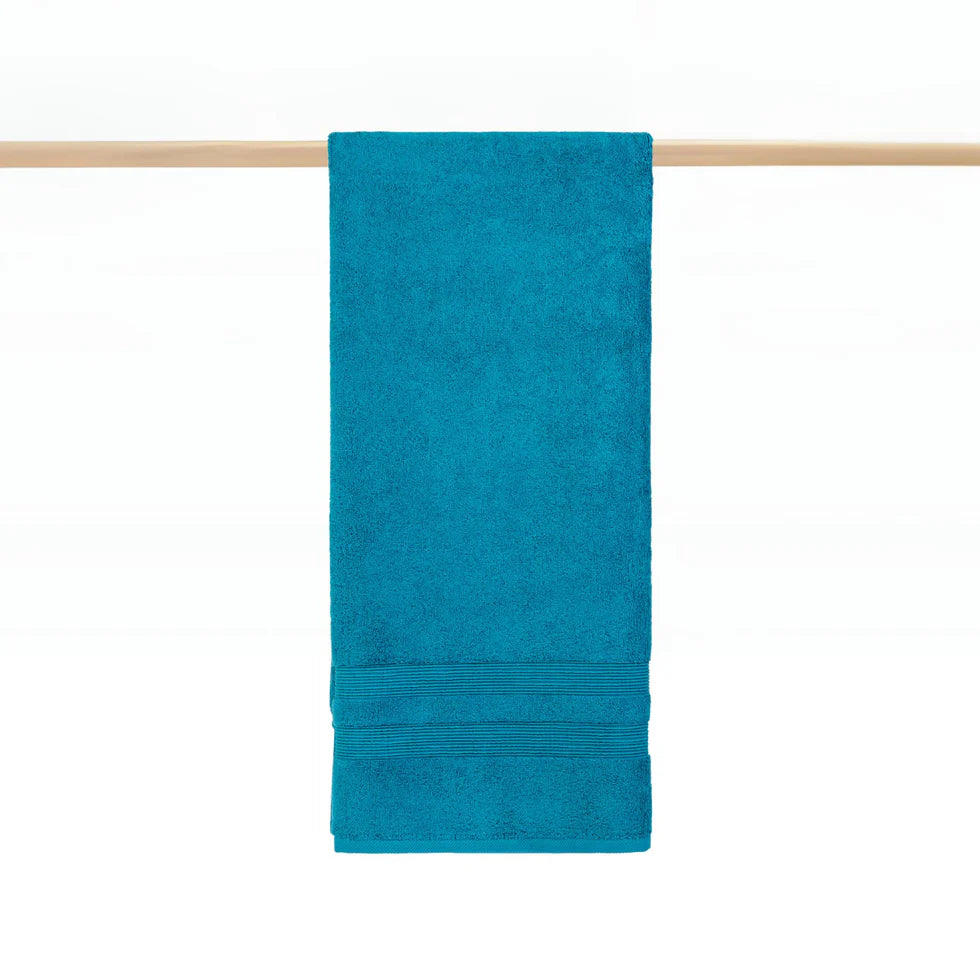 Torres Novas Elegance Bath Towels - Petroleum Blue