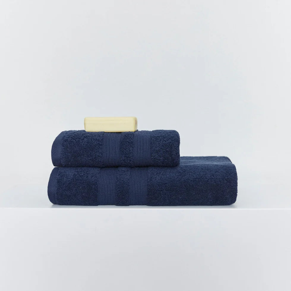 Torres Novas Elegance Bath Towels - Cobalt Blue