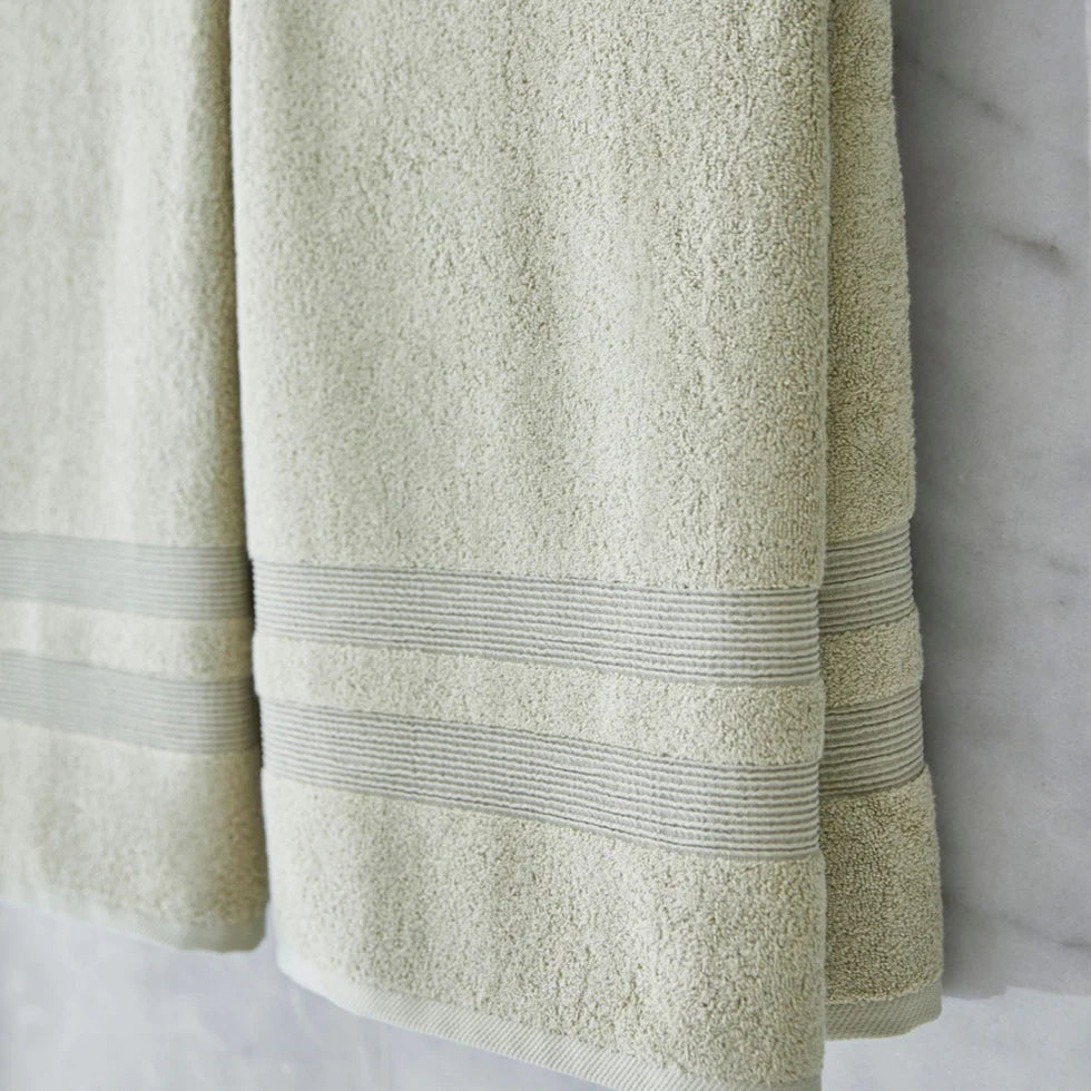 Torres Novas Elegance Bath Towels - Khaki Green