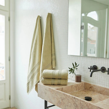 Torres Novas Elegance Bath Towels - Khaki Green