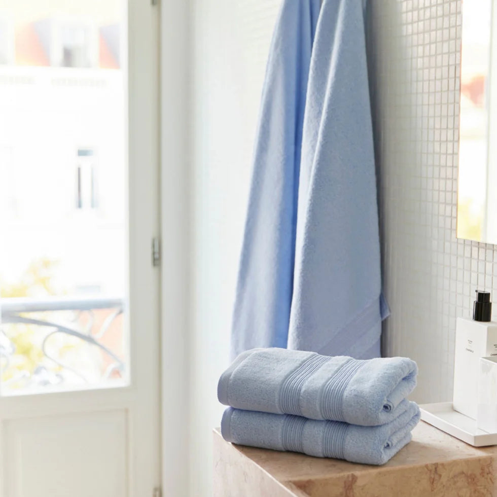 Torres Novas Elegance Bath Towels - Light Blue